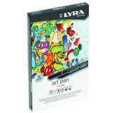 Lyra HI Quality Art Keçeli Kalem, 10'lu Metal Kutu