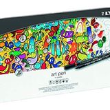 LYRA HI Quality Art Pen Çizim Kalemi, 30'lu Metal Kutu