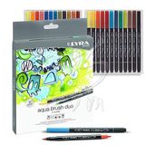 Lyra L6521240 24 Renk Aqua Brush Duo Çift Uçlu Çizim Kalemi