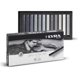 Lyra Polycrayons 12'li Set Soft Toz Pastel Boya Yüksek Kaliteli Pigment İçeren Köşeli Tasarım