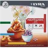 Lyra Polycrayons Soft 24'lü Set Yüksek Kaliteli Toz Pastel Boya Eskiz ve Desen Çalışmaları İçin
