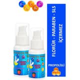 Lyra Professional Propolis Ve Doğal Çilek Aromalı Vitaminli Çocuk Diş Macunu 50 Ml * 2 Adet