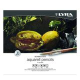 Lyra Rembrandt Acquarell Kuru-Sulu Boya Kalemi 24'lü Metal Kutu