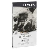 LYRA Rembrandt Art Design Profesyonel Dereceli Kalem Seti 12'li Metal Kutu - Teknik Çizim ve Karakalem Eskiz Seti