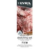 Lyra Rembrandt Metal Kutu Sketching Set Box Boya Kalemi, 6'Lı