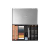 Lyra Rembrandt Metal Kutu Sketching Set Boya Kalemi, 35'Li
