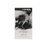 LYRA Supertrend Rembrandt Art Design Profesyonel Dereceli Kalem Karakalem Eskiz Çizim Seti 12'li Metal Ku