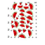 Lyroni Yenilebilir Şeker Kağıt Karpuz Dilimleri Watermelon Temalı Pasta Süsleme