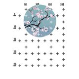 Lyroni Yenilebilir Şeker Kağıt Sakura Ağaçı Japon Kiraz Ağaçı Temalı Pasta Süsleme