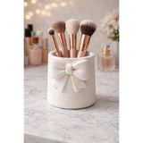 lysiaaccessory Fiyonklu Makyaj Fırçası Düzenleyici – Dekoratif Masaüstü Organizer - 3D Baskı