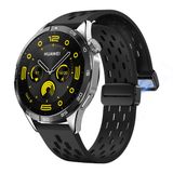 LYSMVIVI Spor Saat Kayışı 18 mm 19 mm 20 mm 22 mm Hızlı Bırakma Silikon Manyetik Sweatproof Nefes Alabilir Saat Kordonu Erkekler Kadınlar için, Yumuşak Silikon Spor Saat Kayışı - Siyah