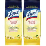 Lysol Pratik Yüzey Temizleyici Antibakteriyel Islak Mendil Turunç Bahçesi (1 x 72 adet) (2 paketi)