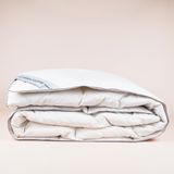 Lyssa Home EKO 15 Kaz Tüyü Yorgan,%15 Kaz Tüyü%85 Sırt Tüyü, 155x215 cm Tek Kişilik, Hafif ve Konforlu,%100 Pamuk Down-Proof Kumaş