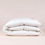 Lyssa Home Silver 60 Downmix Yorgan –%60 Gıdık Tüyü & Elyaf Karışımı, 195x215 cm Çift Kişilik - Dengeli Isı ve Konfor, Dört Mevsim Kullanım