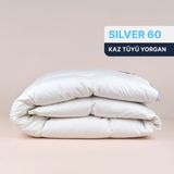 Lyssa Home Silver 60 Kaz Tüyü Yorgan 155 x 215 cm - Beyaz