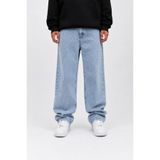 Lyvens Erkek Buz Mavisi Baggy Jean Pantolon