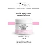 L'Yvette Hyaluronik Asit ve Q10 İçeren Cilt Tonu Eşitleyici & Siyah Nokta Karşıtı Pembe Kil Maskesi