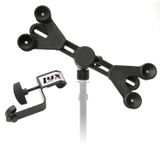 LyxPro TSM1 Mikrofon Müzik Standı, Tablet iPhone iPad Akıllı Telefon ve Android için Ayarlanabilir 360 Derece Dönebilen Eğimli Destek Kolları, Ekstra Çıkarılabilir Klipsli 8 ila 11,5 İnç