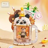 LZ-4206 NessiWorld PANDA AYI DONDURMA KUPASI 297 PARÇA BLOCK OYUNCAK FRTXMLVAGON.LZ4206