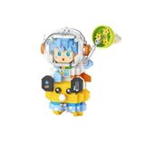 LZ-8827 ASTRONOT MAVİ 390 PARÇA BLOCK OYUNCAK FRTXMLVAGON.LZ-8827