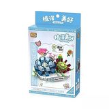 Lz-8831 Sanessiworldılı Buz Mavisi Kar Lotusu Çiçeği 370 Parça Block