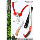 LZ-K20 Budama Makası Budama Testeresi ve Aşı Çakısı Bıçağı Bahçe Seti 3 Lü Set