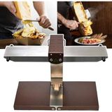 Lzdoyy Raclette Peynir Eritici, Nacho Peyniri Için Ticari Elektrikli Peynir Makinesi, Ayarlanabilir Açı, Hızlı Isıtma - Siyah