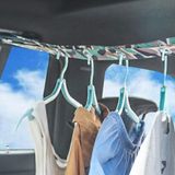 LZKZPY Araba Elbise Askısı Bar Askısı 44-82 inç Ayarlanabilir Seyahat Çamaşır İpi Depolama Düzenleyici, Çoğu Araba, Kamyon, SUV, Kamyonet, Karavan, Yol Yolcuları için 18 Asma Delikli Siyah (Kamuflaj)