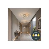 Lzy Avize Store 3 Renk Kar Çiçeği Krom Plafonyer Avize Salon Mutfak Çocuk Odası Ve Antre Aydınlatma