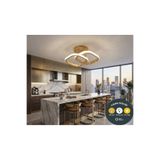 Lzy Avize Store Çift Kare Tasarım LED Eskitme Plafonyer Avize - 3 Farklı Renk Seçeneği ile Şık Koridor Antre Avizesi