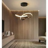 Lzy Avize Store Kar Çiçeği Siyah Avize Modern Salon, Mutfak, Çocuk Odası Ve Antre Aydınlatma