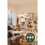 Lzy Avize Store Kar Çiçeği Toplu Gold Kaplama Tek Renk Modern Sarkıt Salon Mutfak Oda Hol Ledli Avize