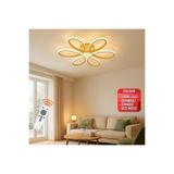 Lzy Avize Store Luxor Eskitme Kasa 3 Renkli Kumandalı,60cm,oturma Odası,yatak Odası,salon Için Led Avize