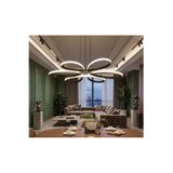 Lzy Avize Store Papatya 6 Model 3 Renkli Ledli Avize 60 CM