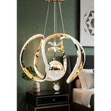 Lzy Avize Store Tek Toplu Amissos Gold Avize Salon, Yemek Masası, Mutfak, Antre Ve Çocuk Odası Aydınlatma