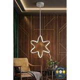 Lzy Avize Store Yıldız Model Eskitme 3 Renkli Sarkıt Modern – Salon, Çocuk Odası, Mutfak ve Antre Için Şık Aydınlatma - 1