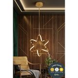 Lzy Avize Store Yıldız Model Eskitme 3 Renkli Sarkıt Modern – Salon, Çocuk Odası, Mutfak ve Antre İçin Şık Aydınlatma