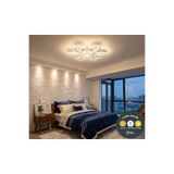 Lzy Avize Store Yonca 6’lı Beyaz Plafonyer 3 Renkli – Salon, Mutfak, Çocuk Odası, Yemek Masası ve Antre Için Modern LED