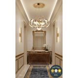 Lzy Avize Store Yummy 3 Renk Gold ( Sarı Beyaz Ve Gün Işığı ) KUMANDALI Led Avize