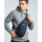 M-1007 Unisex Spor ve Günlük Kullanıma Uygun Göğüs Çapraz Çanta Sırt Çanta - Lacivert
