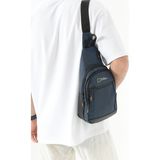 M-1008 Unisex Spor ve Günlük Kullanıma Uygun Lacivert Göğüs Çapraz Çanta Sırt Çanta
