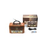 M-115BT Bluetooth Şarjlı Nostaljik Radyo Usb Sd Kart Girişli Kumandalı Radyo Mp3
