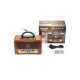M-115bt Nostaljik Radyo Sd Usb Aux Mp3 Çalar Bluetooth Hoparlör Ahşap Retro Radyo 115KOYU