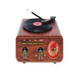M-1317BT Özel Tasarım Ahşap Görünümlü Retro Vintage Nostaljik Radyo & Bluetootlu Mini Fm Radyo