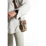 M 420 Mega Bag Çok Gözlü Küçük Günlük Omuz/Çapraz Çanta Camel-Taba