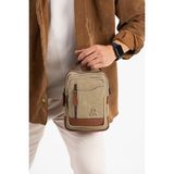 M 422 Mega Bag Erkek Portföy Omuz Çantası - 16 x 22 x 9 cm - Camel - Taba
