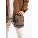 M 422 Mega Bag Erkek Portföy Omuz Çantası - 16 x 22 x 9 cm - Toprak-Kahve
