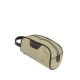 M 433 Mega Bag Kanvas El/Clutch/Makyaj/Tıraş Çantası Toprak-Kahverengi