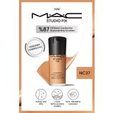 M.A.C 24 Saate Kadar Kalıcı Mat Fondöten - Studio Fix Fluid Spf15 - Renk: Nc37 - 30ml
