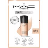 M.A.C 24 Saate Kadar Kalıcı Mat Fondöten - Studio Fix Fluid Spf15 - Renk: Nw10 - 30ml